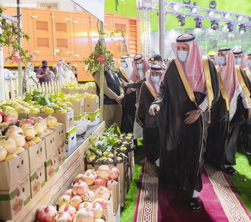 أمير الباحة يفتتح مهرجان الرمان أمام 100 عارض لبيع منتجاتهم