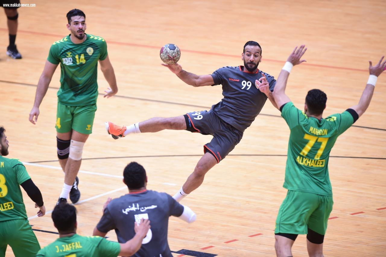 في نهائي كأس الأمير سلطان بن فهد لكرة اليد  مضر والخليج مواجهة من ذهب