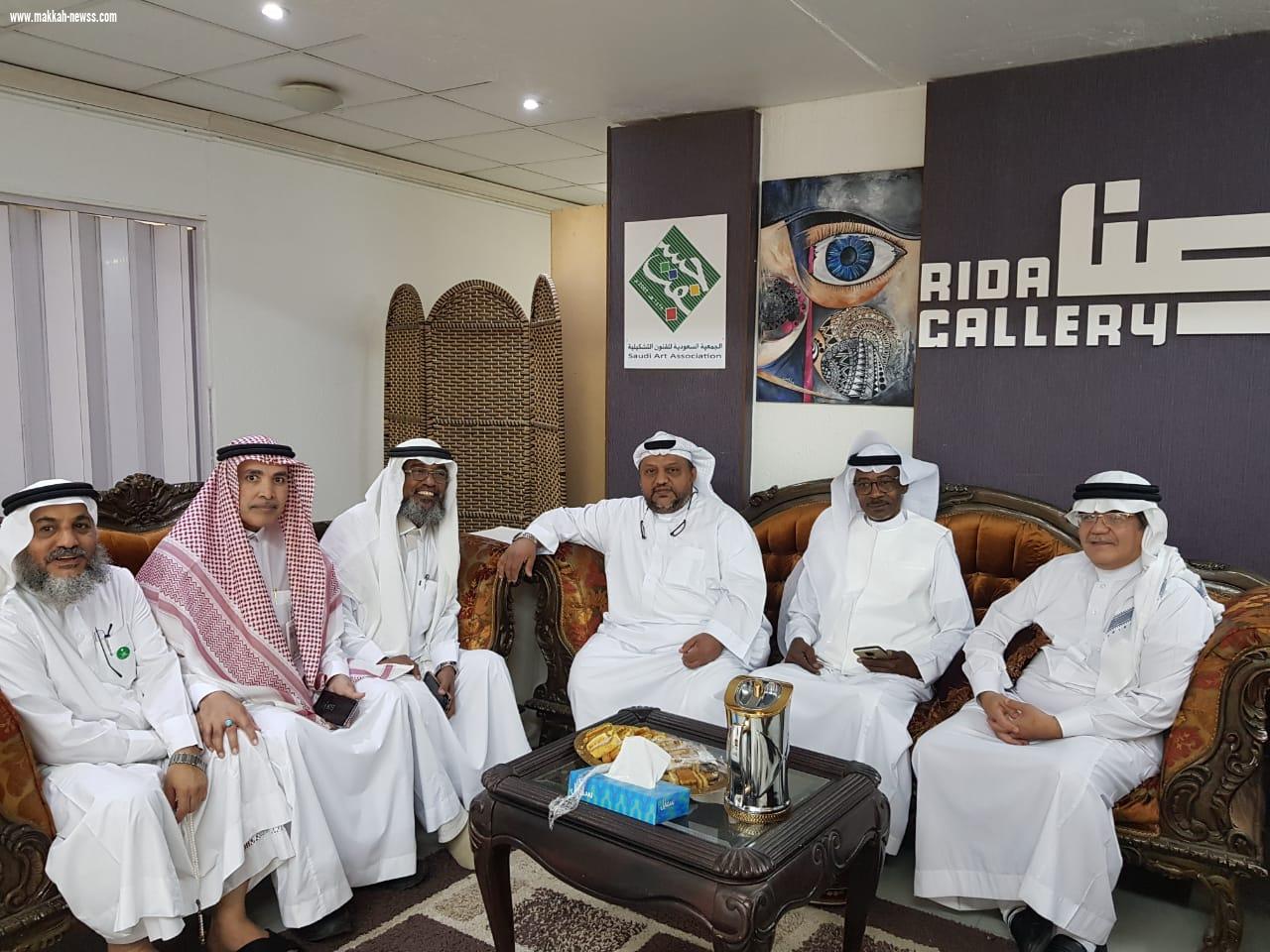 بحضور وفد من شبكة نادي الصحافة السعودي ورجال اعمال مميزين المستشار حارث عسيري يفتتح معرض جسفت مكة بعنوان ذكرى البيعة الخامسة