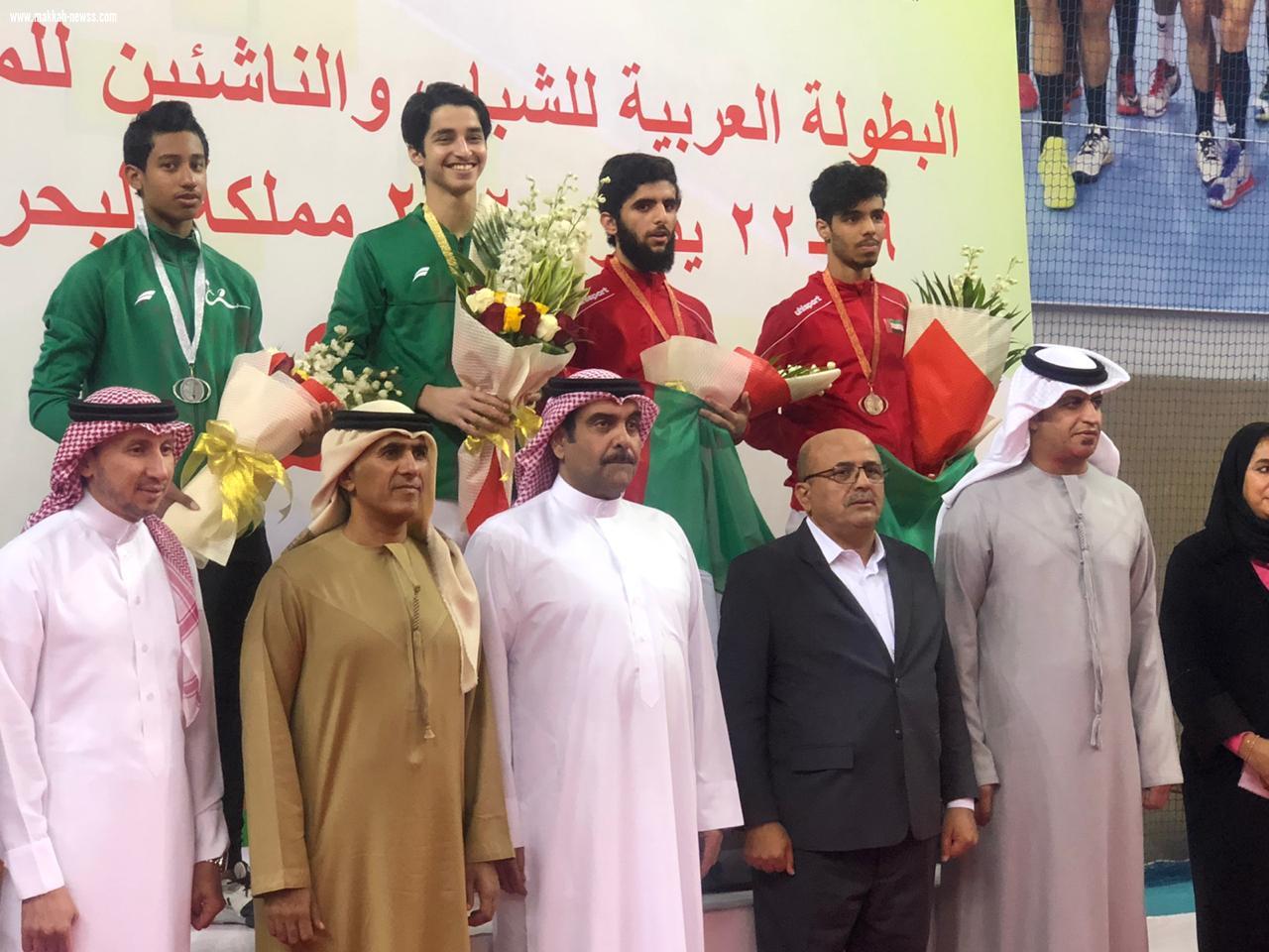 أخضر المبارزة يحصد 5 ميداليات في افتتاح البطولة العربية