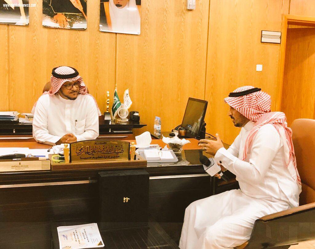 المالكي يلتقى بسعادة مدير التعليم بمحافظة صبيا 