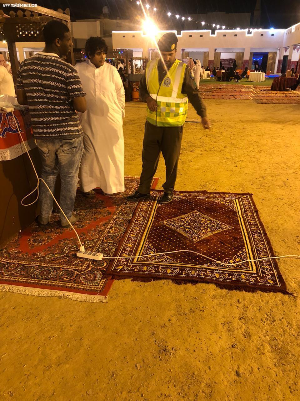 الدفاع المدني يكثف دوريات السلامة على المنشآت التجارية بأملج