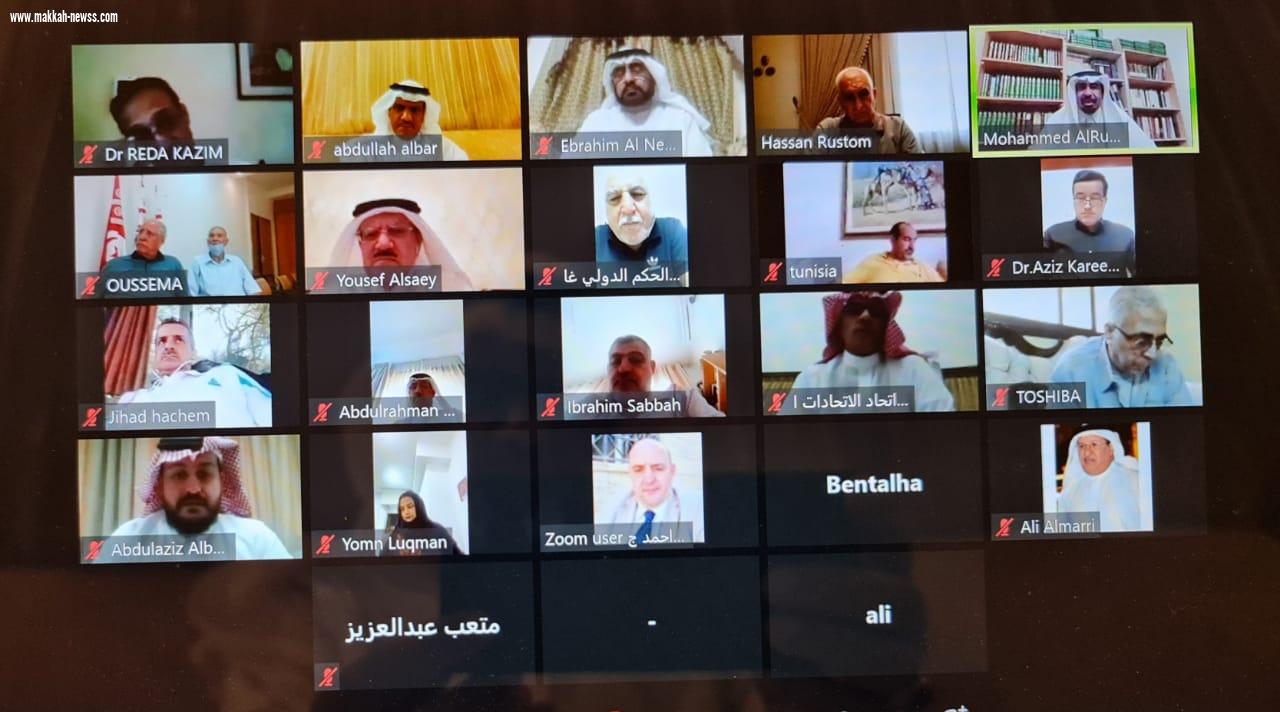 الجمعية العمومية لرابطة رواد الرياضة العربية  تعقداجتماعها الرابع  