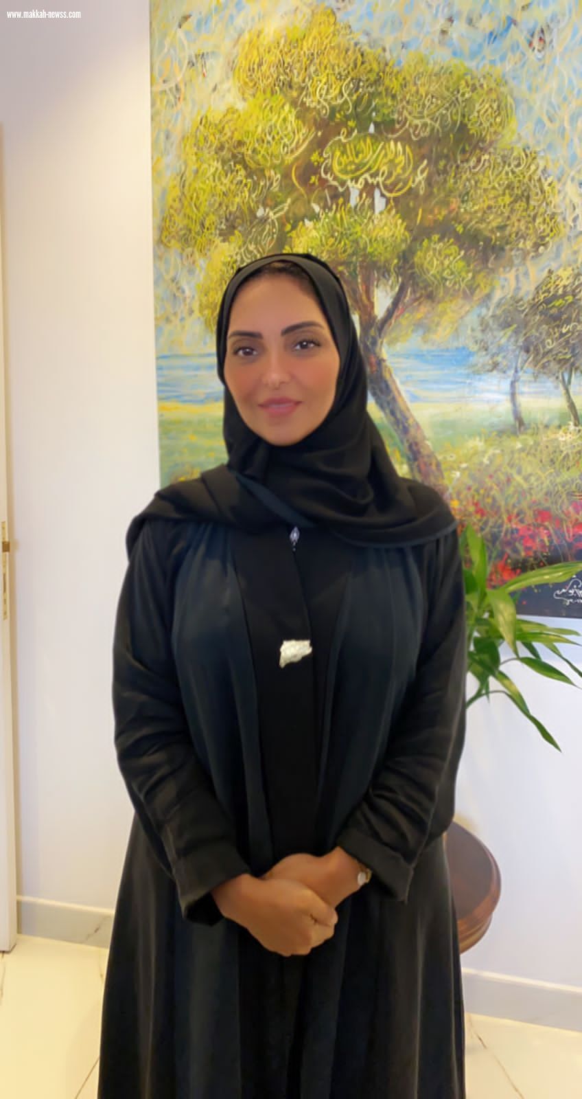 صحيفة صوت مكة الاجتماعية  تحاور الفنانة هدى الشهيب   -الرغبة و الشجاعة وحب الفن هذه أهم مقومات الإبداع والاستمرارية. 