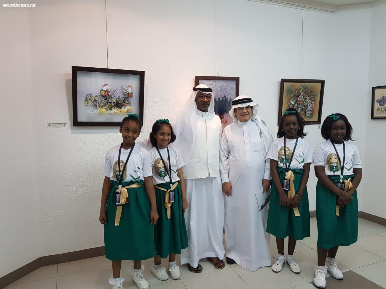 بحضور وفد من شبكة نادي الصحافة السعودي ورجال اعمال مميزين المستشار حارث عسيري يفتتح معرض جسفت مكة بعنوان ذكرى البيعة الخامسة