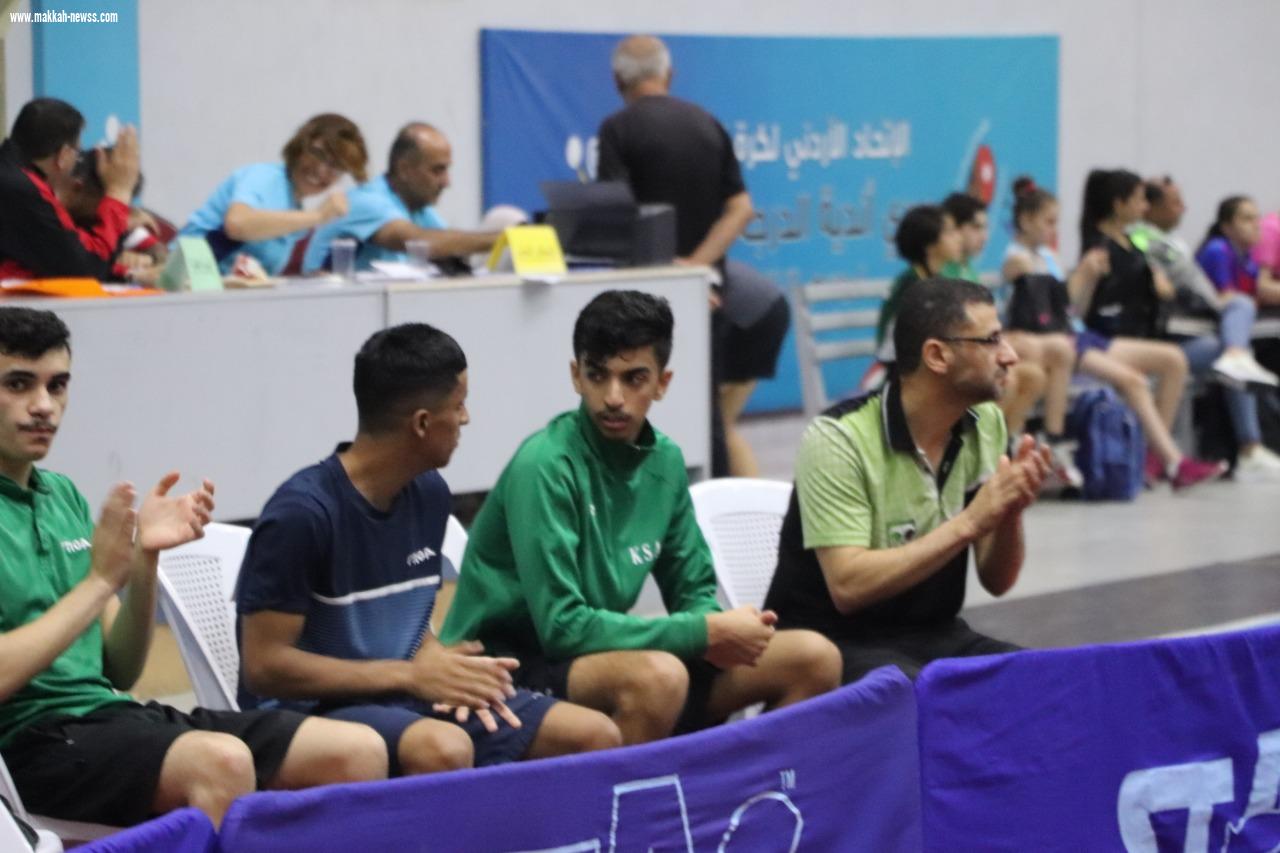 المنتخب السعودي لكرة الطاولة يواصل انتصاراته  في بطولة غرب آسيا للفرق لكرة الطاولة 