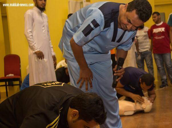 رابطة الأحياء بجازان تنفذ دورة  علاج الإصابات الرياضية وإنقاذ الحياة