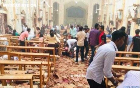 حصيلة انفجارات الكنائس بسريلانكا ترتفع الى اكثر من 300 قتيل وجريح