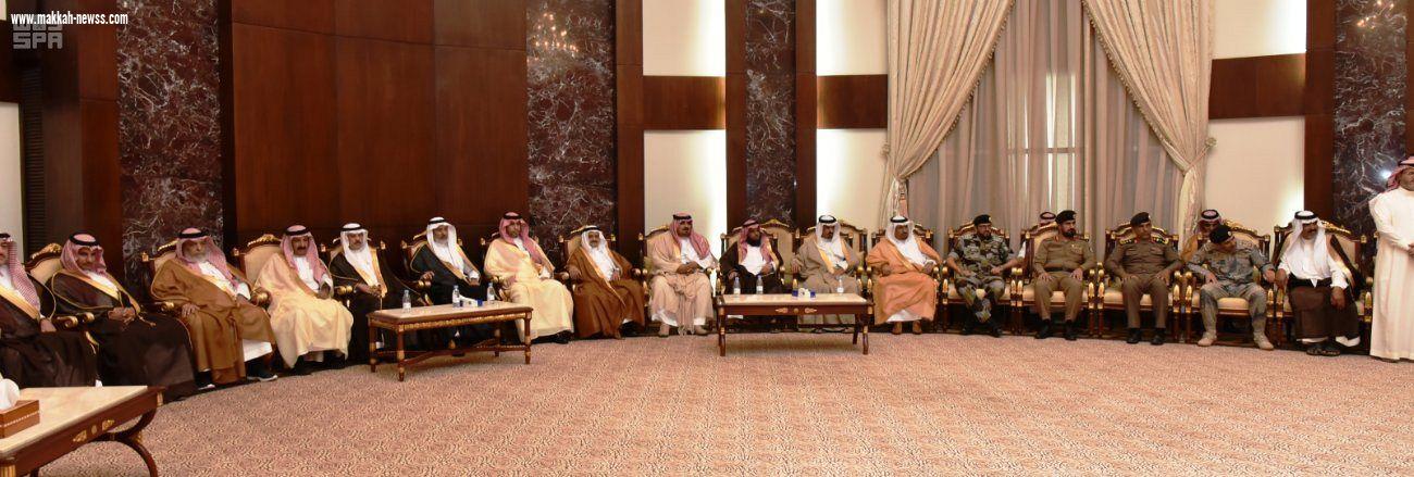سمو أمير نجران يستقبل المعزين في وفاة الأميرة الجوهرة بنت عبدالعزيز بن مساعد