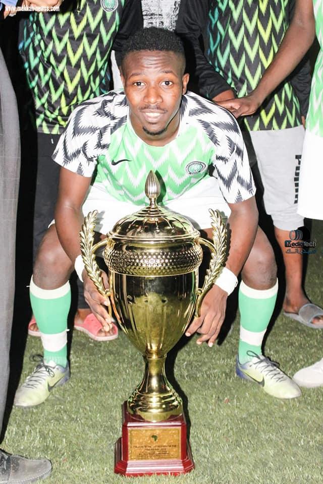 بحضور الشيخ غزالي طس منتخب الجالية النيجيريا يحصد كأس دوري القناصل المعتمدين بجدة احتضنته اكاديمية النادي الاهلي بجدة 