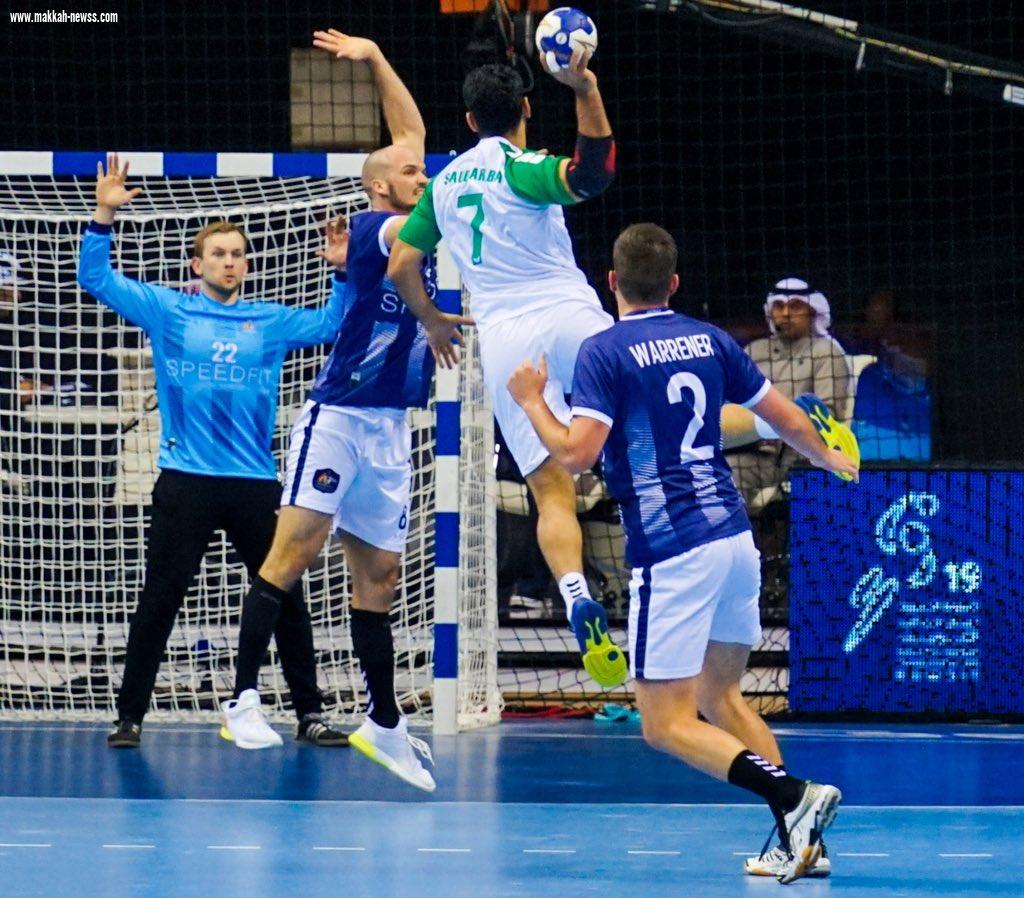 في مستهل مشوارها بالبطولة الآسيوية لكرة اليد قبضة الاخضر تجتاز استراليا وتلاقي كوريا