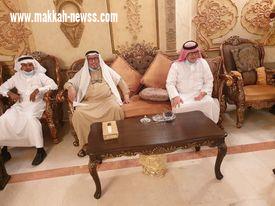 الخياط  وصباغ والعويضي في ضيافة الشيخ ابراهيم بن حسين امجد