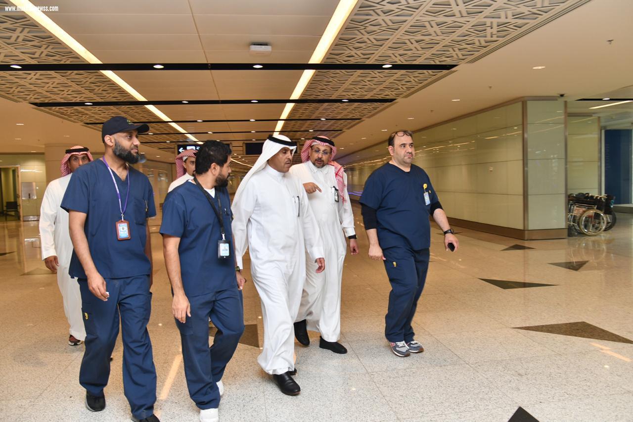 مدير صحة جدة يتفقد المرافق الصحية بالمطار والمستشفيات لمتابعة سير العمل و مدى جاهزيتها
