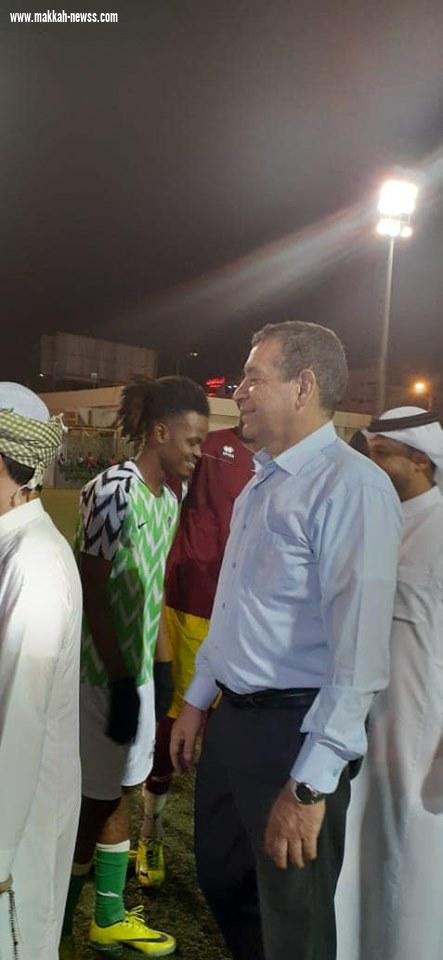 بحضور الشيخ غزالي طس منتخب الجالية النيجيريا يحصد كأس دوري القناصل المعتمدين بجدة احتضنته اكاديمية النادي الاهلي بجدة 