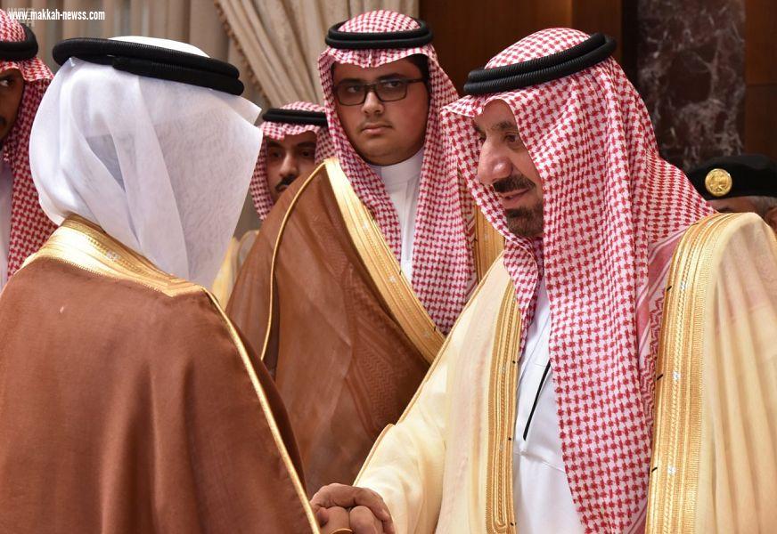سمو أمير نجران يستقبل المعزين في وفاة الأميرة الجوهرة بنت عبدالعزيز بن مساعد