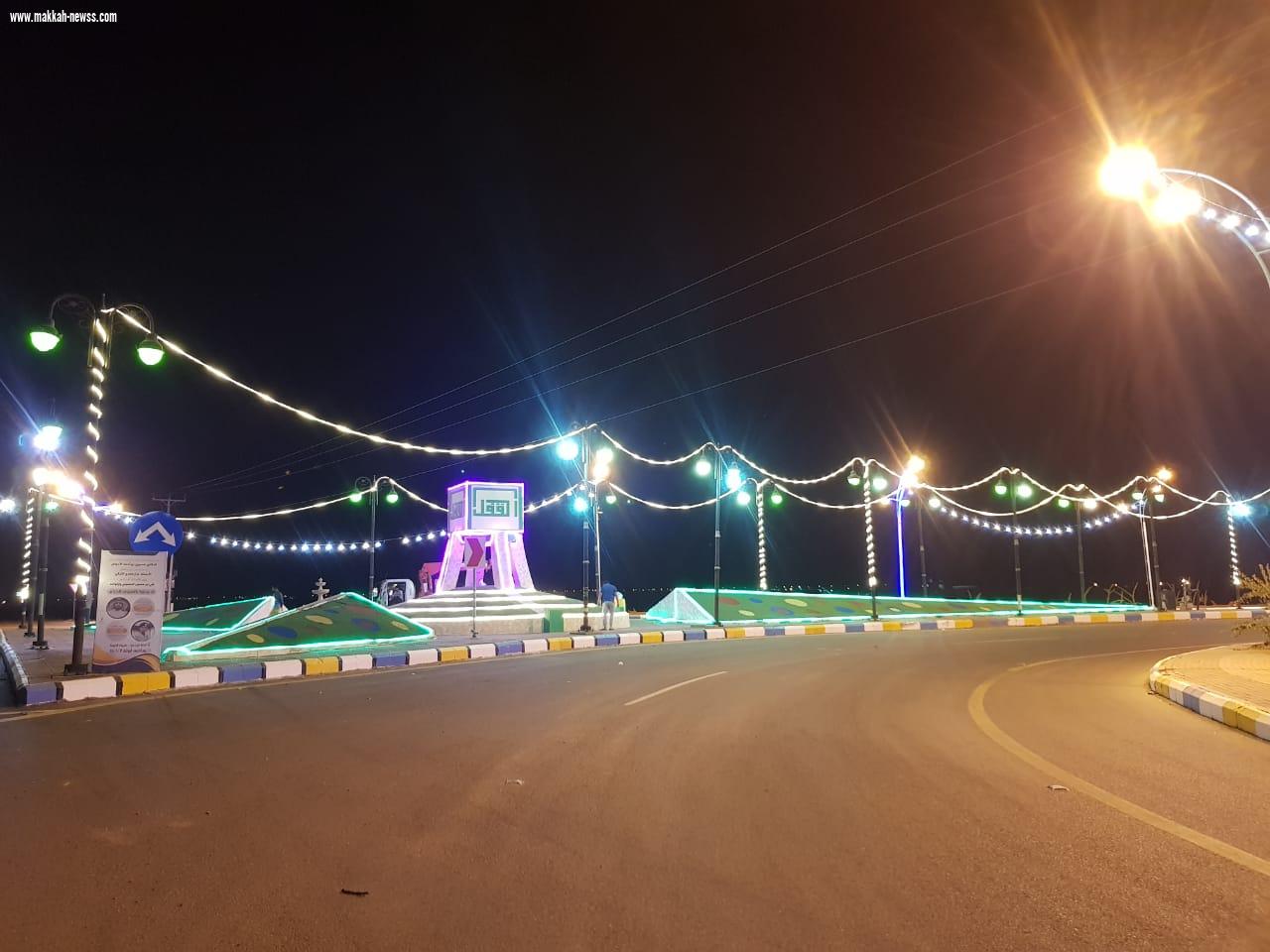 بلدية القفل تزين الحدائق والميادين استعداداً لعيد الفطر المبارك