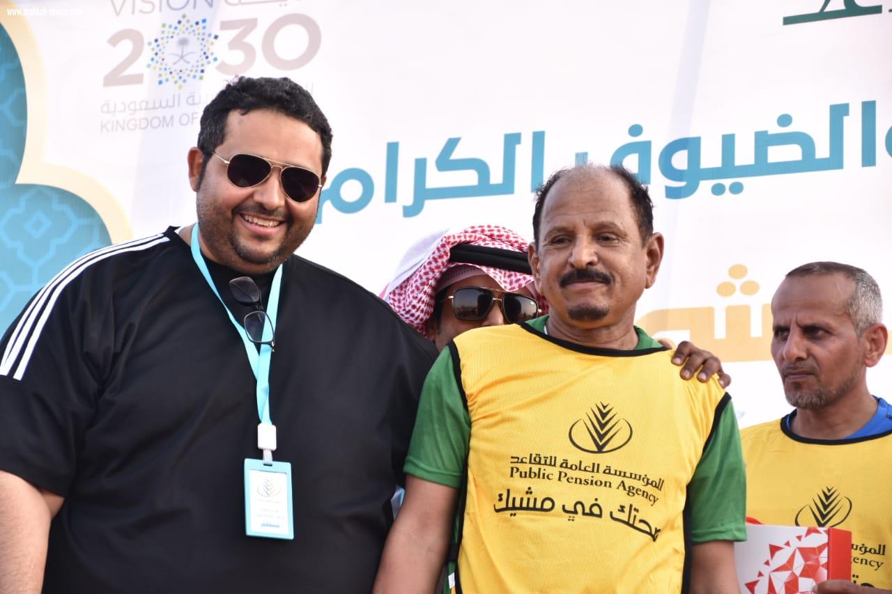 مؤسسة التقاعد وهيئة الرياضة تنظمان فعالية المشي بكورنيش جازان