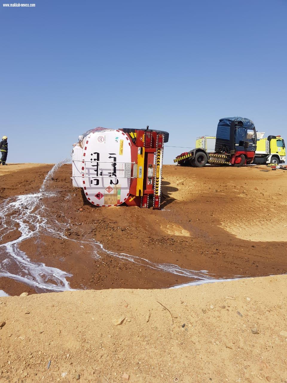 باشرت فرق الدفاع المدني في منطقة تبوك عدد من الحوادث في مدينة تبوك ومحافظة الوجه ومركز بئر بن هرماس.