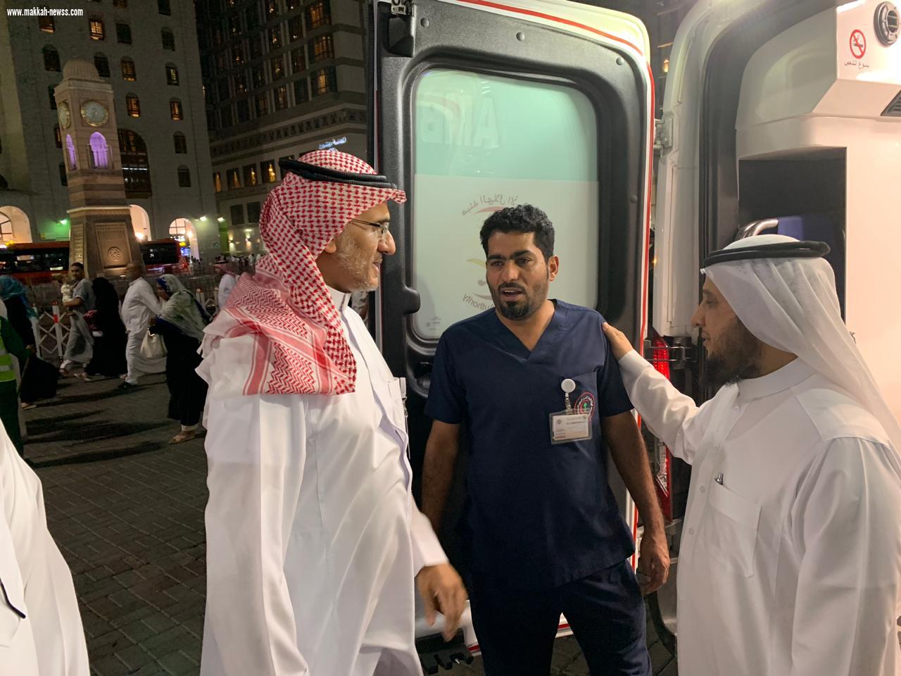 القاسم يقف على استعدادات هيئة الهلال الأحمر السعودي بمنطقة المدينة المنورة ويدشن فعاليات اليوم العالمي للهلال الأحمر