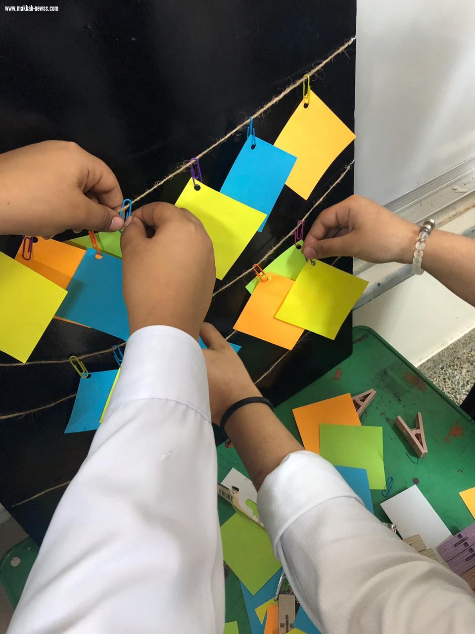 ثانوية الظبية للبنات بداية محطات مبادرة وعي وعطاء 