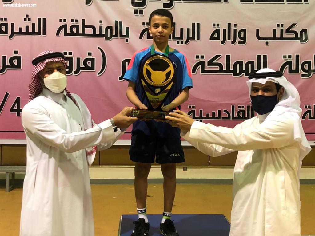 براعم الفتح ابطالاً للفرق و  الطاهر للفردي  لبطولة المملكة للبراعم لكرة الطاولة