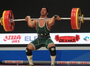 اخضر الاثقال يواصل التميز  *الرباع المزيدي ينتزع برونزية آسيوية بشطقند