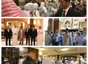 وصول الفوج الأول من حجاج اوزباكستان 