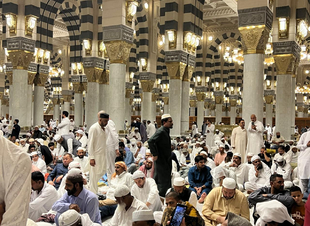 مشاهد من العيد في المدينة المنورة