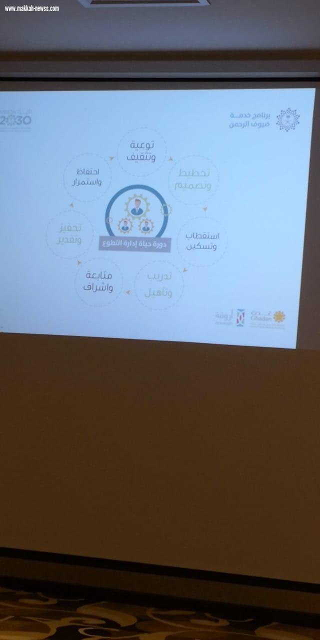 تنمية التطوع في خدمة ضيوف الرحمن