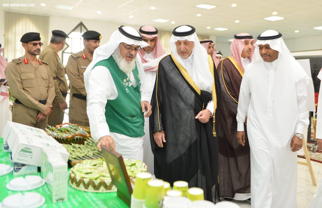 أمير مكة يتفقد مركز إستقبال ضيوف الرحمن بطريق مكة جدة 
