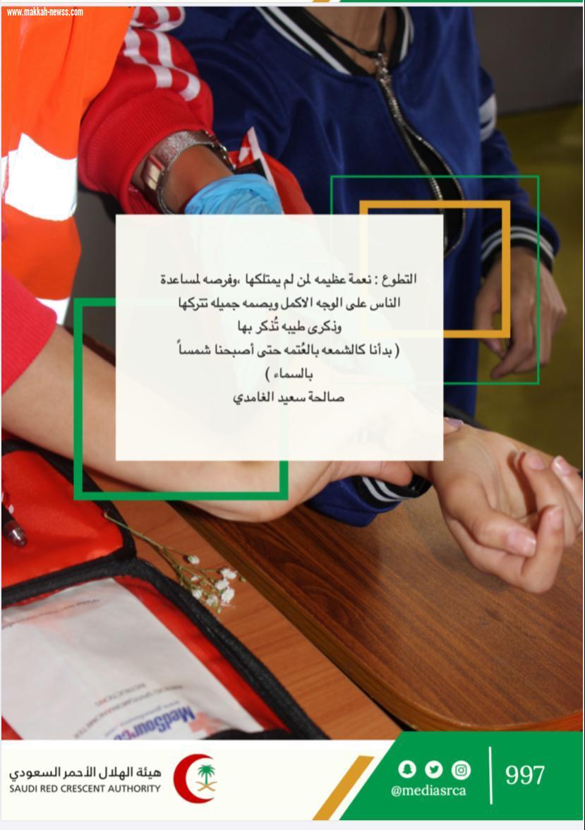 المتطوعين والمتطوعات بالهلال الأحمر يُعبرون عن أثر التطوع في نفسهم !
