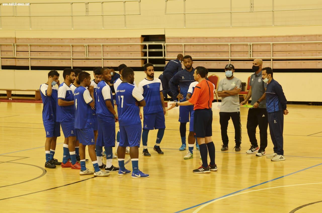 قدم صالات المجموعة الثانية بالعلامة الكاملةبدورة الالعاب الرياضية الحادية عشرة لقوات الدفاع الجوي