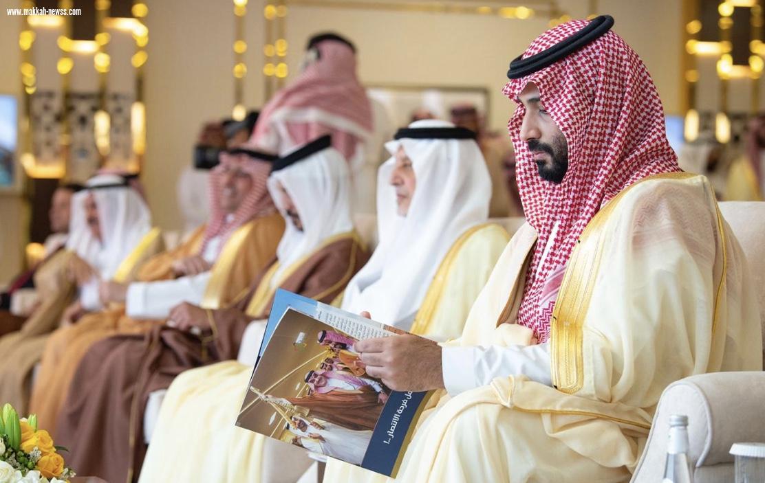 سمو ولي العهد يرعى الحفل الختامي لمهرجان سموه للهجن في نسخته الثانية