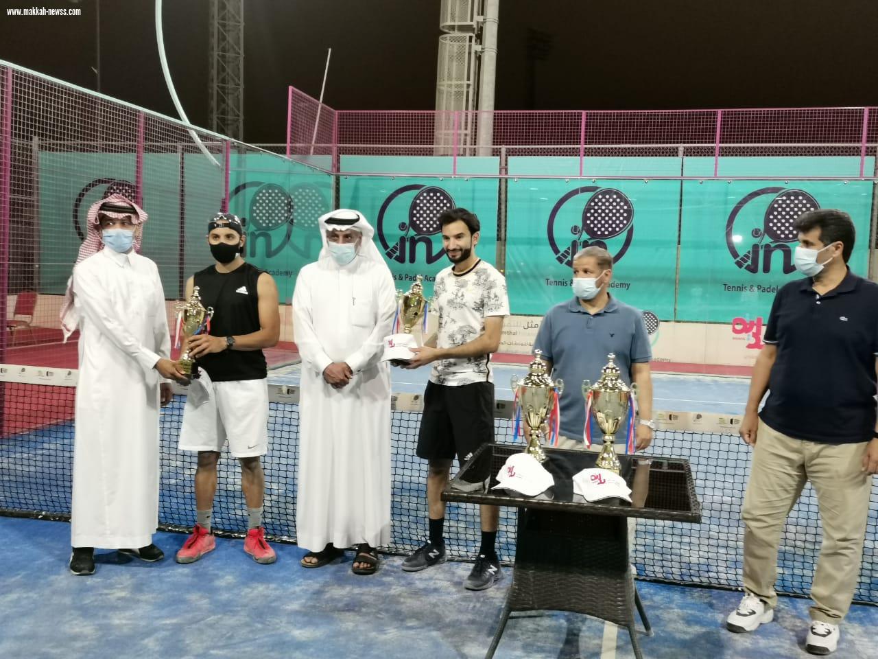 العجاجي يتوج الفائزين في بطولة البادل الاولي للتنس