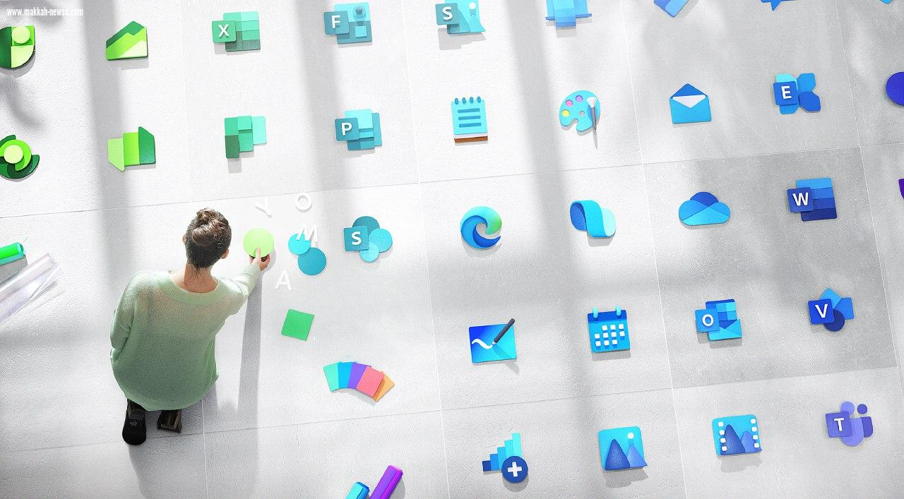 مايكروسوفت تكشف عن شعار جديد للويندوز وأكثر من 100 تحديث لأيقونات التطبيقات