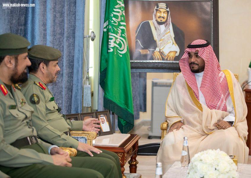 سمو نائب أمير نجران يستقبل مساعد مدير الجوازات لشؤون المنافذ