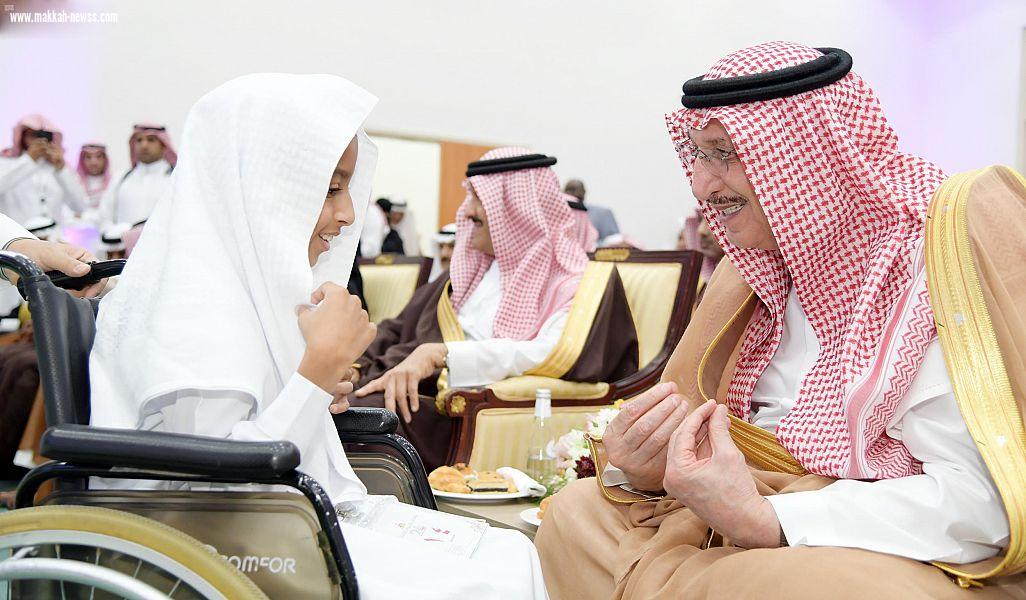 سمو أمير منطقة جازان يرعى ختام جائزة الأمير سلطان بن سلمان لحفظ القرآن الكريم للأطفال ذوي الإعاقة