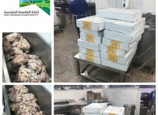 مصادرة وإتلاف عدد 600 دجاجة منتهية الصلاحية بالعاصمة المقدسة
