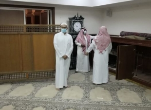 الزومان يتفحص مساجد مكة للتأكد من الإلتزام بالاجراءات الوقائية